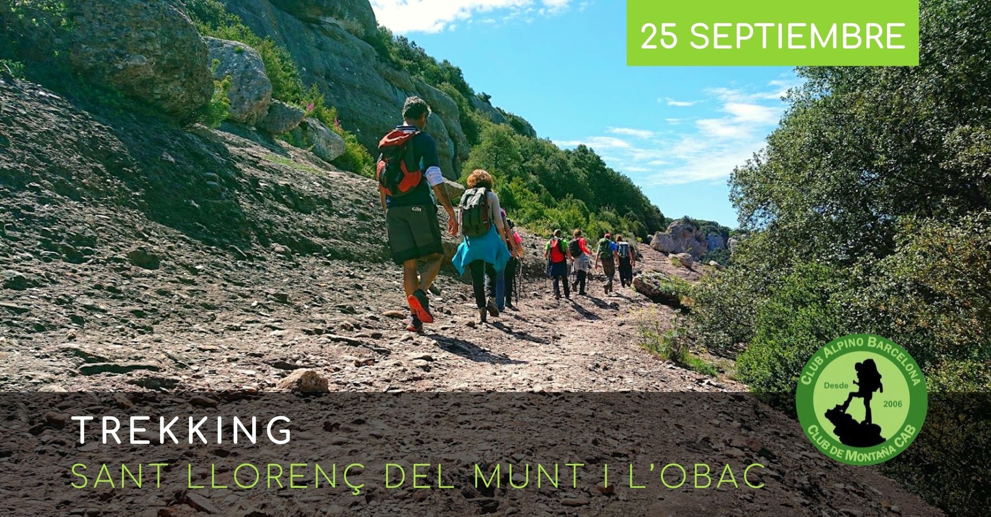 25 Septiembre Trekking Sant Llorenc