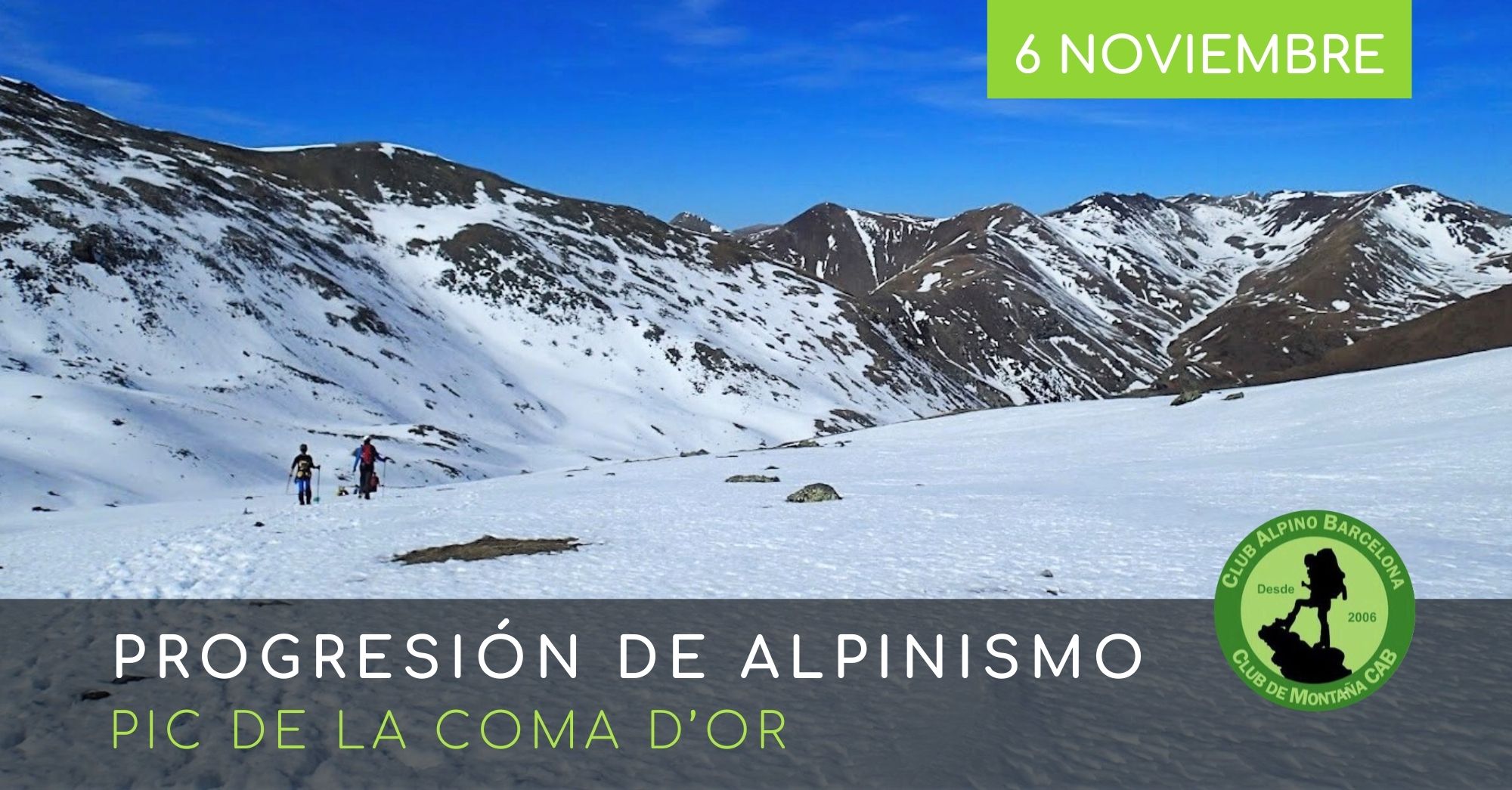 Progresión de Alpinismo Coma dOr Noviembre 2021